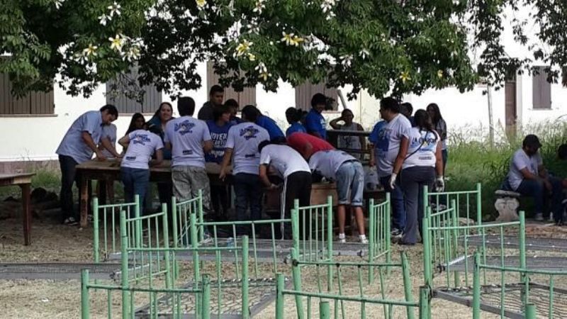 Jornada Solidaria en el Hogar Escuela