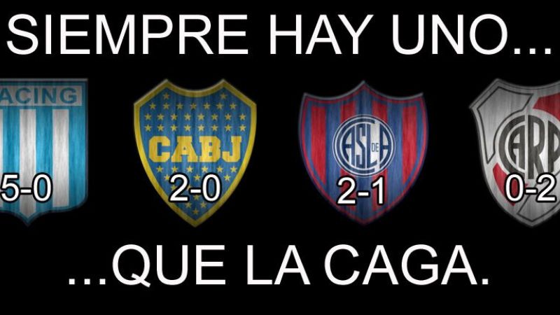 Ahora, los afiches con cargadas a River desde Bolivia