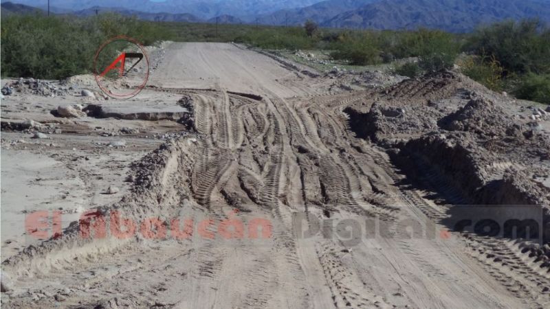 Rutas del distrito norte de Fiambalá en muy mal estado