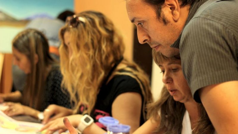 Inicio de actividades del taller de dibujo y pintura artística