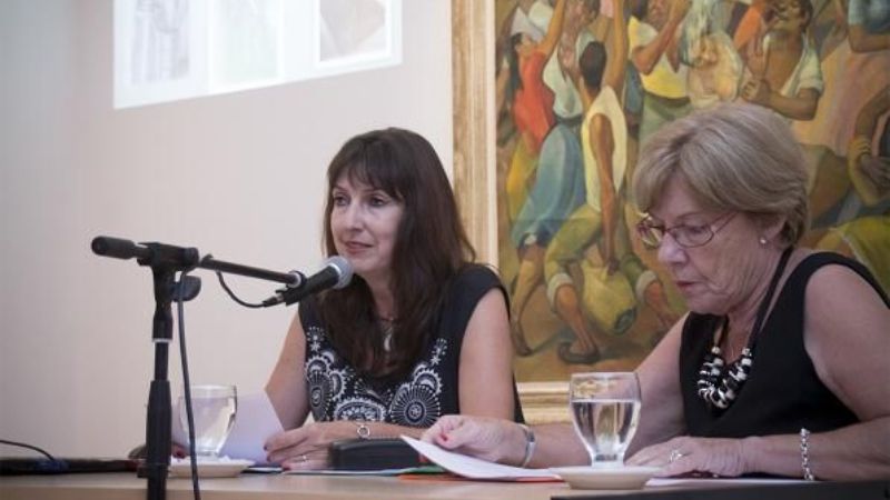 Dictaron charla sobre el artista local, Várela Lezana