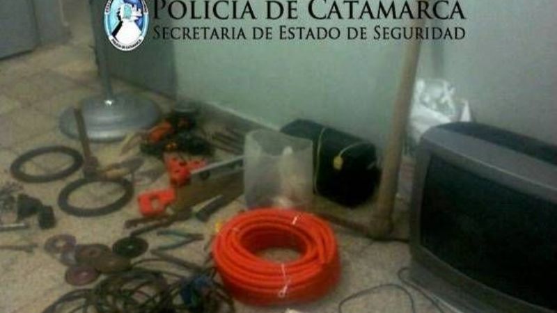 En un descampado recuperan gran cantidad de elementos robados