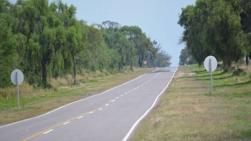 Ruta 64: Transitar con precaución a la altura del acceso a Los Altos.