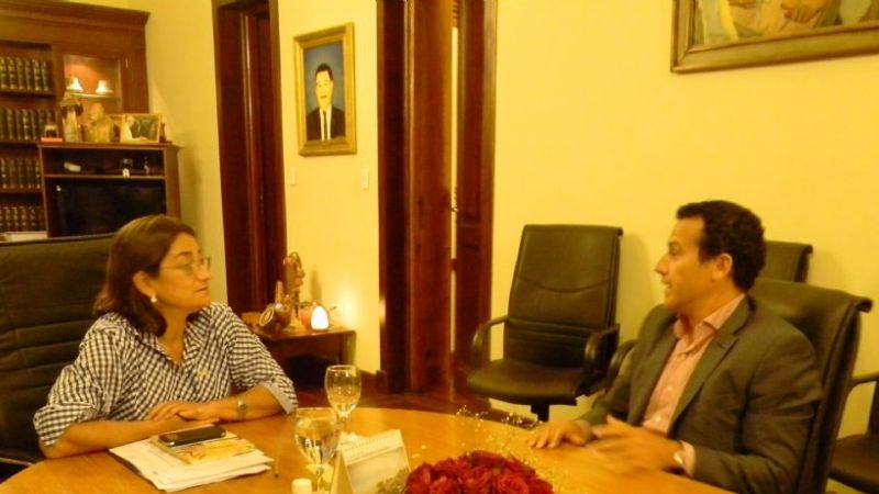 Lucía recibió a Guillermo Chaves