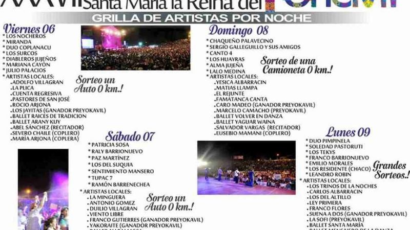 Se viene el Festival del Yokavil con una cartelera única