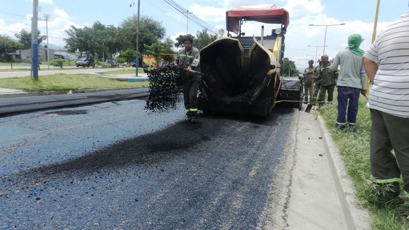 Jalil visitó las obras en la avenida Manuel Navarro
