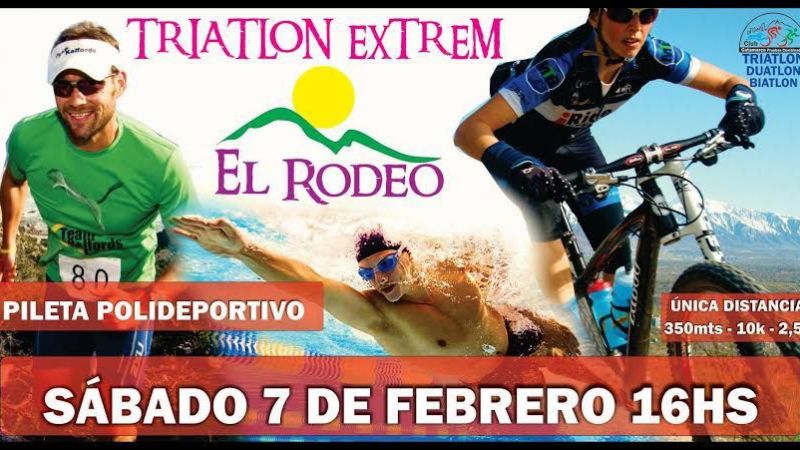 Esta tarde, el “Triatlón Extremo” corre por El Rodeo