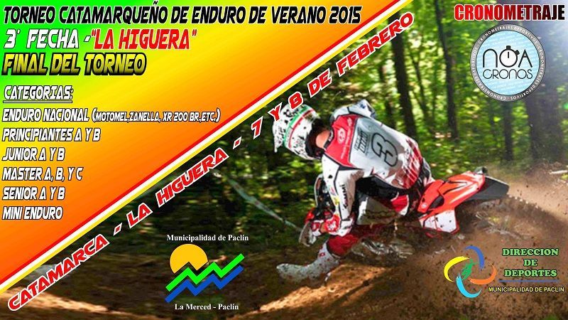 Mañana se corre la prueba “Coronación” del Enduro del Verano