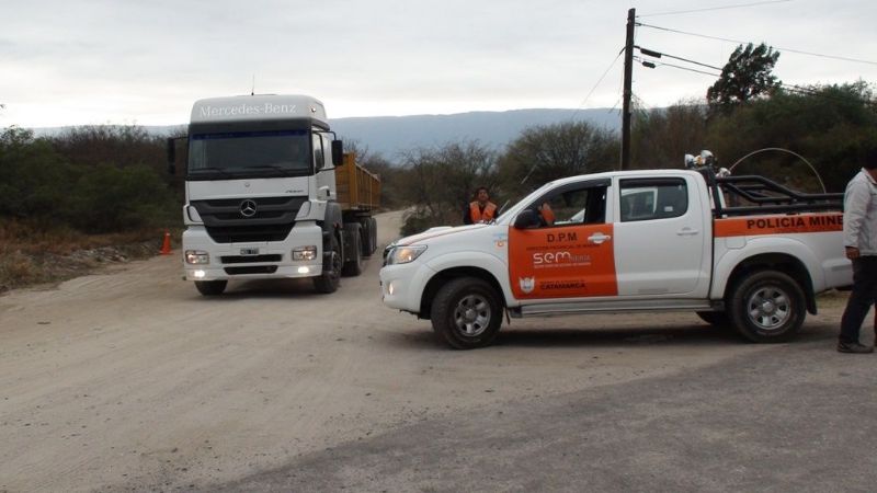 Control al transporte de áridos