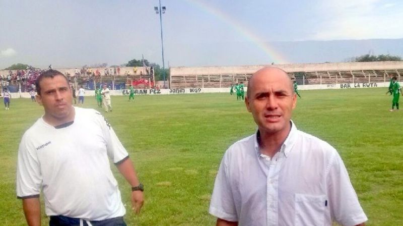 Una típica lluvia de verano, con arco iris incluido, en Las Chacras