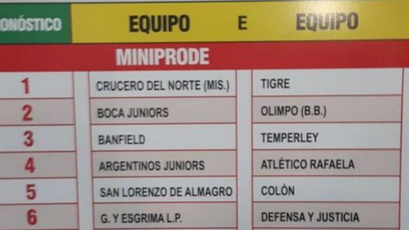 Así será el nuevo Prode