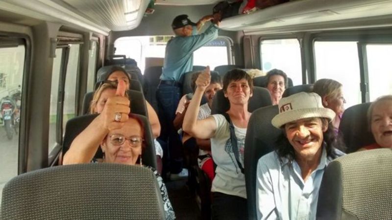Abuelos y abuelas  del Programa “Abrigo” viajaron a Chapadmalal