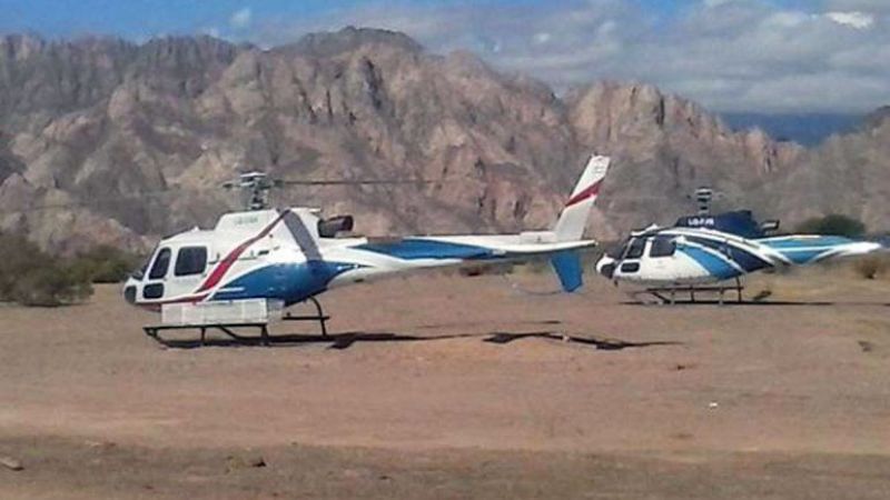 Video: así fue el accidente de helicópteros en La Rioja
