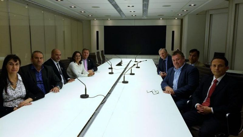 Reunión con empresarios mineros