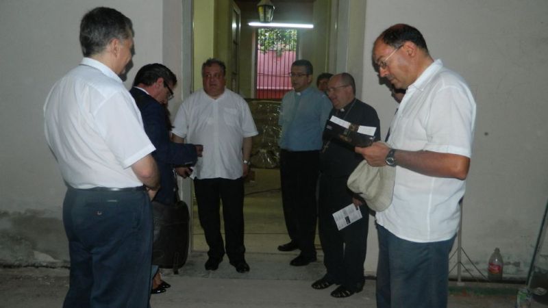 Obispos de la Región recorrieron la obra en construcción del Museo de la Virgen