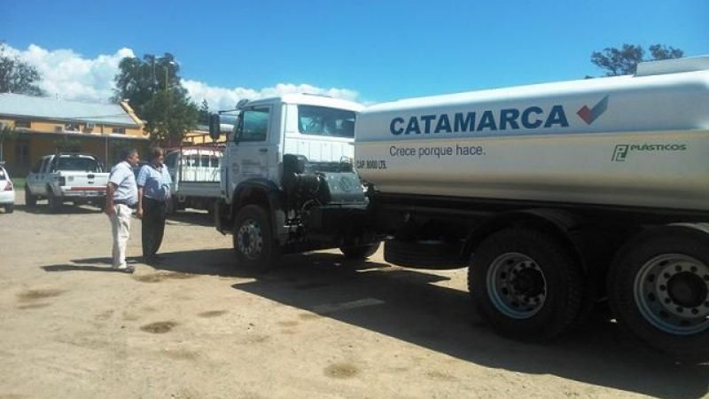 Adquieren camión para entregar desinfectantes en el interior