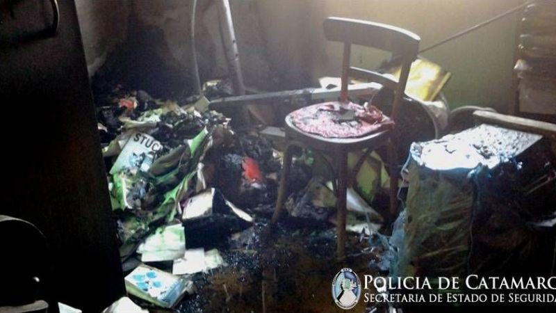 Incendio en una vivienda