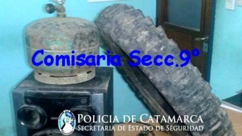 Encuentran elementos robados, en un descampado