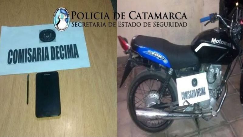 Ladrones en moto le arrebataron el celular
