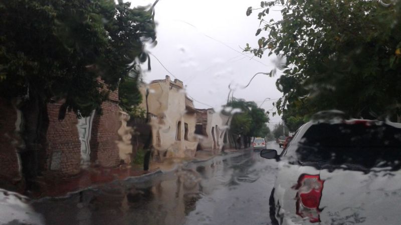 Llueve torrencialmente en el Valle Central