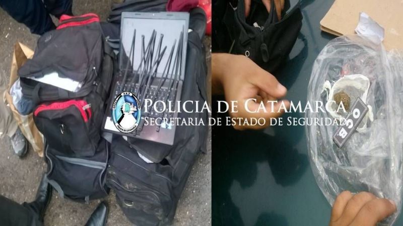 Detienen a 3 sujetos, secuestran elementos robados, armas de fuego y droga