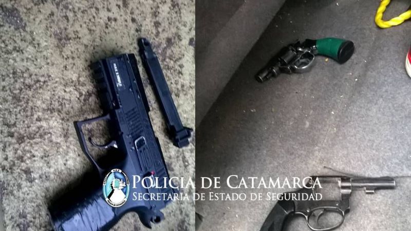 Detienen a 3 sujetos, secuestran elementos robados, armas de fuego y droga
