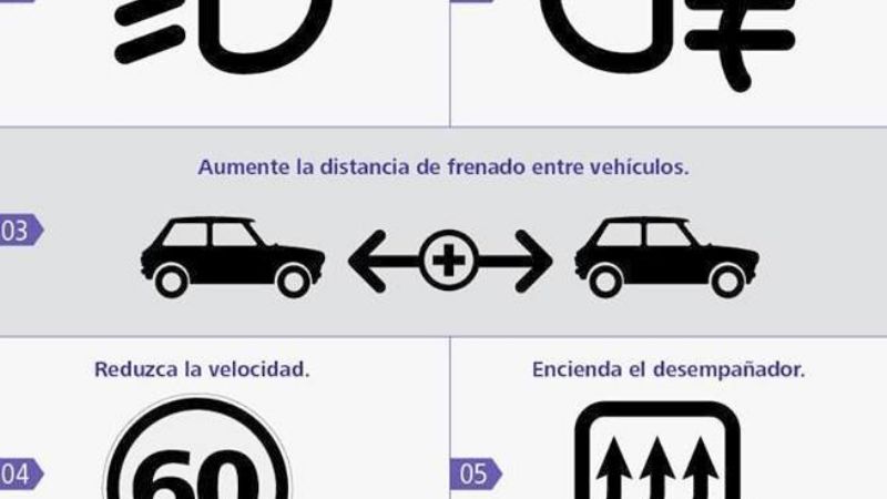 Advertencia por obras de reconstrucción de banquinas