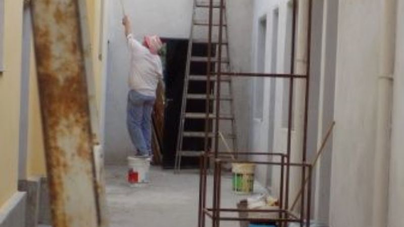 Para la fiesta patronal, se pone a punto la Capilla en El Recreo