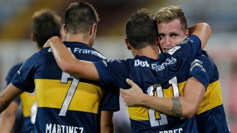 Boca goleó 5-1 al Zamora y está casi clasificado a la siguiente fase