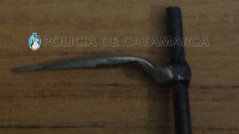 Lo arrestaron y le secuestran una “espadita”