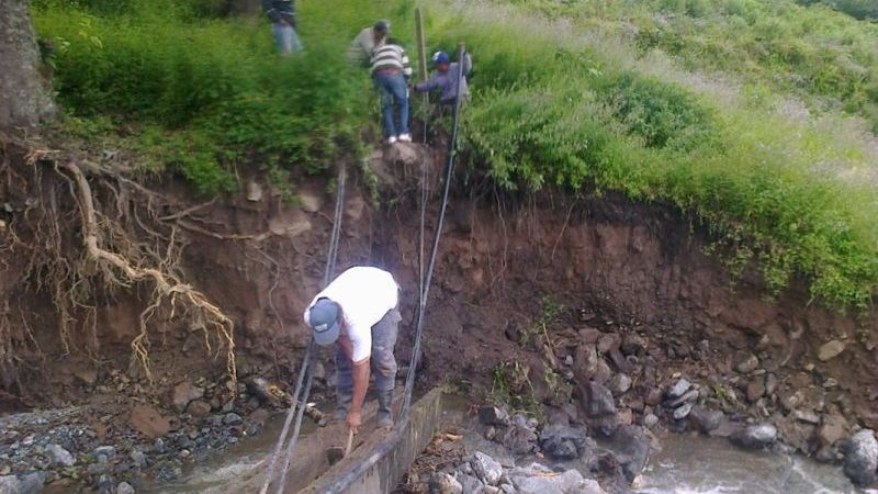 Se restableció el servicio de agua potable en Aconquija