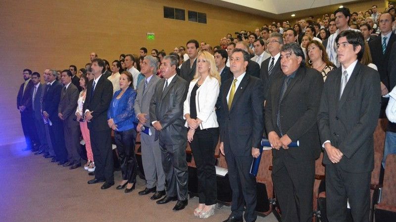 Dirigentes, funcionarios y vecinos acompañaron a Jalil en su balance de gestión