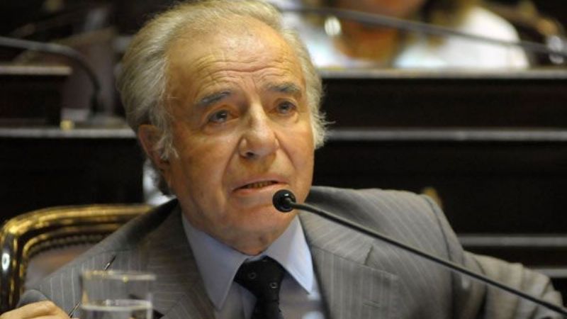 Menem confirmó que será candidato a senador por La Rioja