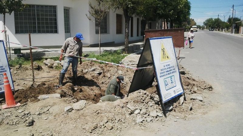 La ruptura de caño dejó sin agua a la ciudad de Santa María