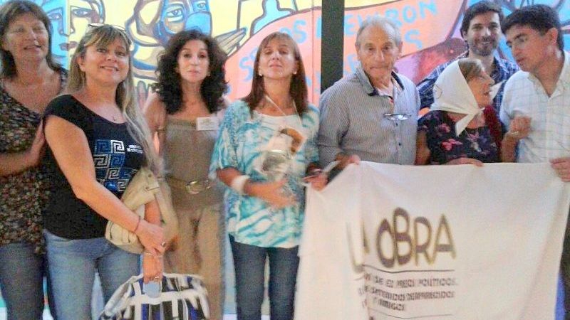 “La Obra” en el acto en que se recordó a estudiantes desaparecidos