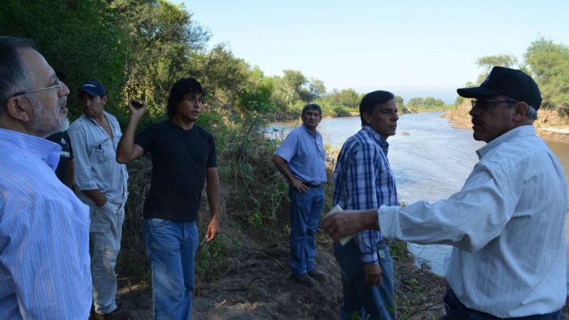 Se iniciarán los trabajos de defensas en el río Bañado de Ovanta