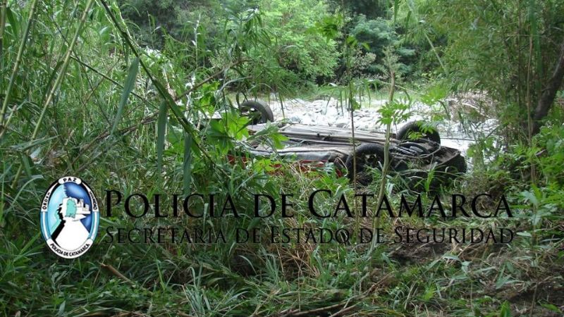 Espectacular accidente en la ruta 4