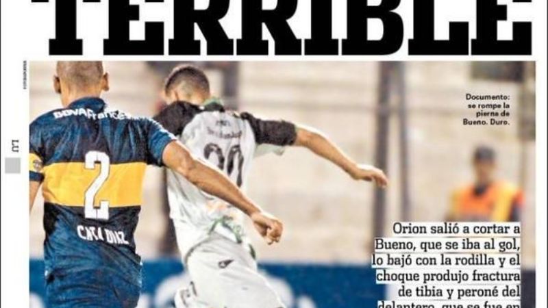 “Terrible”, Orión fracturó a Bueno y se fue expulsado