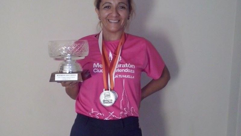 Mónica Giménez, 3° en la general ganó en la categoría 40-44 años