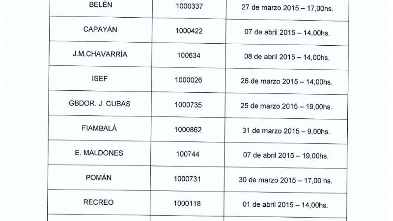 Reasignación de docentes titulares de horas cátedras de Nivel Superior