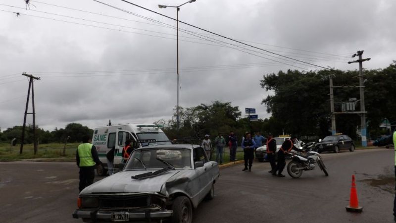 Choque con daños materiales en Valle Viejo