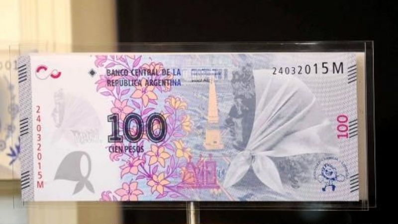 Habrá un nuevo billete de $100 en homenaje a Madres y Abuelas