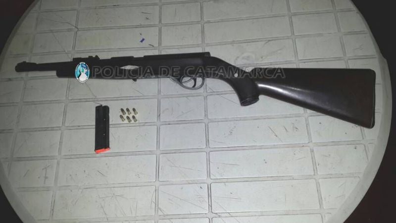 Secuestran una carabina