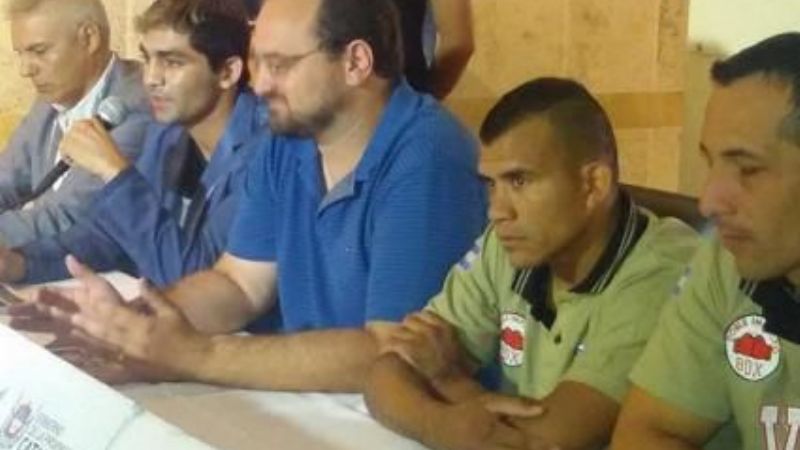 “El Zurdo” Barrionuevo prometió que “el título se queda acá”