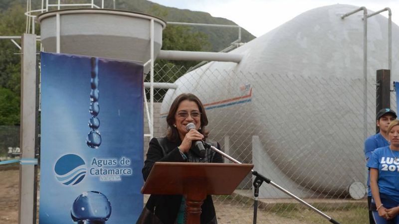 Corpacci inauguró planta depuradora de efluentes cloacales