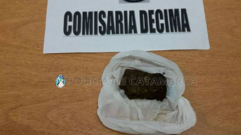 Tinogasteño detenido con marihuana