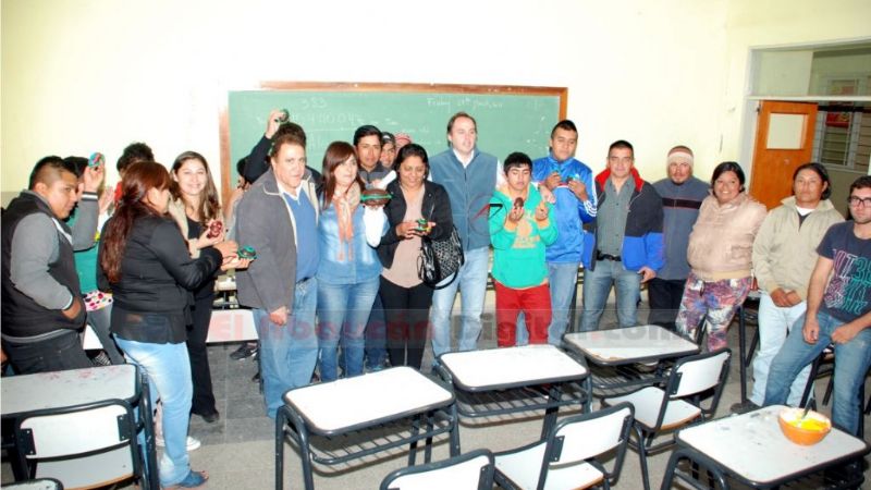 Con el "Sí a la Vida", Mera visitó Fiambalá