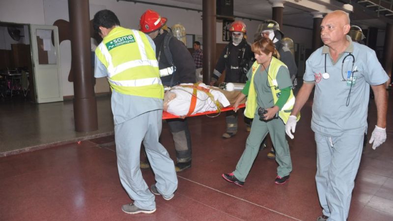 Exitoso simulacro en el Colegio Quintana