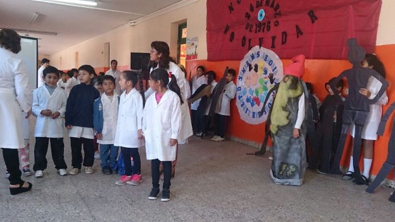 Acto por la Semana de la Memoria en la Escuela de Chumbicha