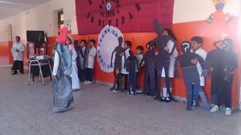 Acto por la Semana de la Memoria en la Escuela de Chumbicha